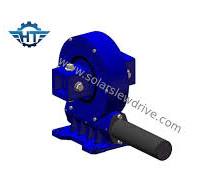 VE9 Orange Painting High Torque Worm Gear Slew Drive For horizontal single  axis solar trackers