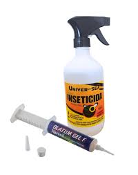 Kit Inseticida Univer-7 Mata Baratas Francesinhas 500ml + Gel Blatum 30g -  Loja univer-se7 Pragas Urbanas, Produtos e Serviços para eliminação pragas.