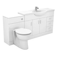 They provide sufficient space to get organised and ready for a busy day ahead. Alexander James 1700mm Vanity Unit Toilet Suite