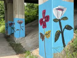 Local artist creates a mini mural