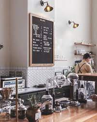 your stereotypically neutral hipster coffee shop feat letterboard menu hipster coffee shop coffee shop aesthetic hipster coffee