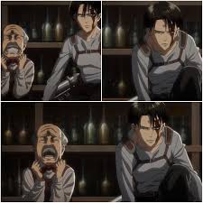 Check spelling or type a new query. The Old Man Freaking Out At Levi S Entrance Attack On Titan Boys Attack On Titan Attack On Titan Junior