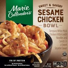Stick with the pot pies, they're good. Pick N Save Marie Callender S Sweet And Savory Sesame Chicken Bowl Frozen Meal 12 3 Oz