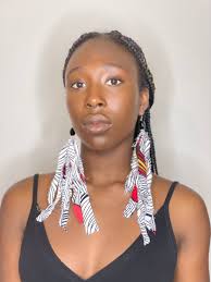 Fabric tassel earrings online