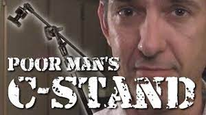Hey, bored with off the shelf photo equipment? Tip Poor Man S C Stand Youtube