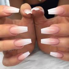 Try these 25 ombré designs and inspo pics to copy right now. Acrylic Nails Ombre Acrylics And French Manicure Image 6910468 On Favim Com