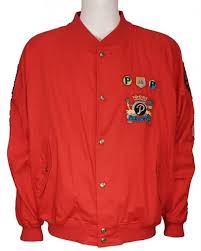 Michael Jackson Person Red Bomber Jacket