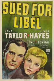 Watching 1939: Sued for Libel