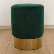Is upholstered in velvet and offered in your choice of available colors. High Quality Ottoman Simple Design Barrel Stool Pouf Soft Cushions Stainless Steel Base Makeup For Shoes Round Stool Floor Chair Designer Stool Ottoman Stoolsoft Stool Aliexpress