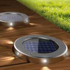 Eclairage Exterieur Spots Encastrables Lot De 2 Spots Encastrables Solaires 360 Eclairage Exterieur Eclairage Solaire Exterieur Eclairage Exterieur Terrasse