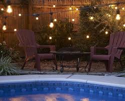 Why not just use the lights on the outside of the pool. How To Landscape Around Your In Ground Pool Lawnstarter