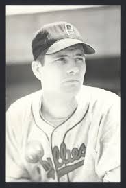 MICKEY LIVINGSTON Real Photo Postcard RPPC 1941-43 Phillies George Burke