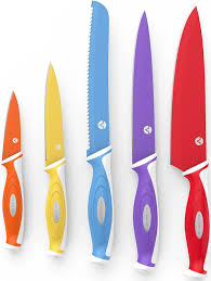 Vremi Professional 10 Piece Chef Knife Set 15 54 72 Amazon 2016 11 5 Colorful Kitchen Knive Colorful Knife Set Best Kitchen Knives Chef Knife Set