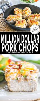 Boneless pork chops get a spicy, smoky rub of cumin and chili. Million Dollar Baked Pork Chops Easy Family Recipes