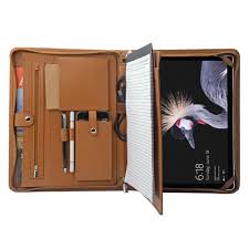 Leather Zippered Padfolio Case For The New Surface Pro 6 Pro 5 Pro 4 A4 Notepad Walmart Com In 2020 New Surface Pro Microsoft Surface Pro Surface Pro