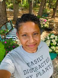 My garden is not a place, it's a journey and I'm grateful ❤️ Many times we  post pictures of our gardens and we don't get to see the face of whose  responsible