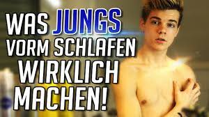 Was JUNGS vorm EINSCHLAFEN WIRKLICH machen... - YouTube