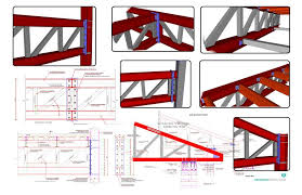 Steel Trusses Complete Set Of Details Steel Trusses Steel Frame Construction Steel Architecture