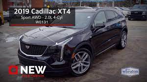 What's new on the 2020 cadillac xt4? 2019 Cadillac Xt4 Sport Awd Black W0131 Walkaround Youtube