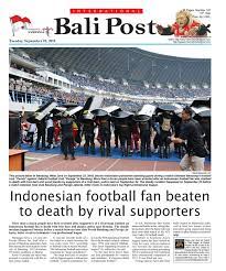 Maybe you would like to learn more about one of these? Edition Tuesday September 25 2018 International Bali Post By E Paper Kmb Issuu