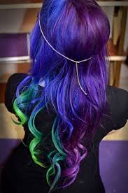 Neuer Haartrend Regenbogen Haare Hair Lights Galaxie Haar Und Frisuren