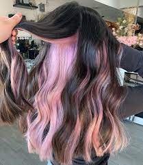 These are applied underneath the top layer of your hair, and they are not as easy to spot once you wear your hair down. 30 Best Peekaboo Hair Color Ideas And Trending Styles In 2021