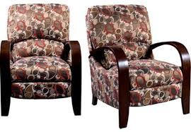 2 Aaron Reclining Fabric Accent Chairs Copper Fabric Accent Chair Furniture Chair