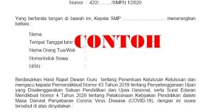 Beriku ini adalah contoh format surat keterangan lulus berbentuk word yang . Contoh Surat Keterangan Lulus Siswa Smp Tahun 2020 Administrasi Paud