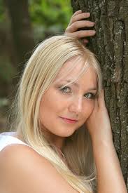 Young Woman Wearing Black Top Stock Image