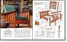 preview build a bow arm morris chair fine woodworking article morris chair woodworking shop layout woodworking projects that sell