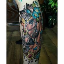 .horse tattoo by miss quartz. Tattoo Snob Carousel Horse Tattoo By Scragpie At Scythe