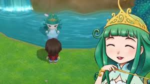 Where To Find Harvest Goddess In Story Of Seasons Friends Of Mineral Town In 2020 Seasons Harvest Moon Game Fan Art