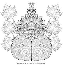 Turkey coloring pages for kids and adults (free printable thanksgiving coloring pages) november 7, 2019 by angie kauffman · disclosure: Zentangle Stylized Turkey On Pumpkin With Autumn Leaves Background For Thanksgiving Day Fall Coloring Pages Turkey Coloring Pages Thanksgiving Coloring Pages