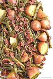 Old fashioned green beans and taters. Southern Green Beans And Potatoes With Vidalia Onion And Bacon Recipe She Wears Many Hats