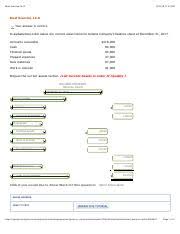 In financial accounting, a balance sheet (also known as statement of financial position or statement of financial condition) is a summary of the financial balances of an individual or organization. Ac202 Brief Exercise 14 8 Pdf Brief Exercise 14 8 11 47 Pm Brief Exercise 14 8 Your Answer Is Correct In Alphabetical Order Below Are Current Asset Course Hero