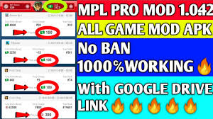 Mpl Pro All Games Mod Apk 1 0 42 No Ban 10000 Working With Working Download Link Youtube