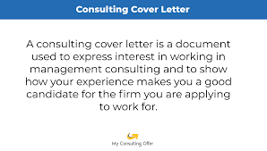 Write A Management Consulting Cover Letter That Land Interviews