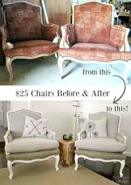 Diy Upholstered French Chairs Makeover Furniture Makeover Reupholster Furniture French Chairs