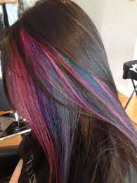 Basically, you keep one solid color on top and put highlights, or lowlights, under the top layer. Peekaboo Highlights 5 Things To Know To Make Your Hair Sizzle