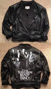 The Gothic Alice Hand Painted Vintage Leather Jacket With Paul