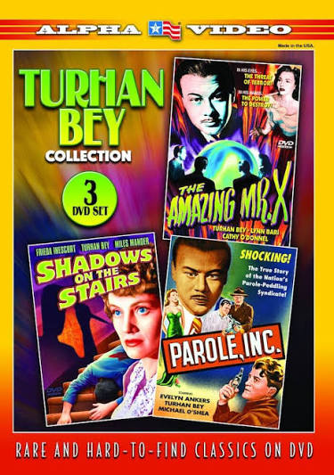 Amazon.com: Turhan Bey Collection (The Amazing Mr. X / Shadows on the  Stairs / Parole Inc) [DVD] : Various Contributors, Turhan Bey: Movies & TV