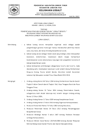 14 contoh surat pemberitahuan sekolah dinas kegiatan. 2 Sk Karang Taruna Kel Ijobalit