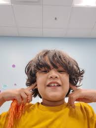 This is what teamwork between family + ABA centers can do The first time I  met this kiddo, haircuts were really tough. The cape, brushing, even  spraying his hair felt overwhelming, and