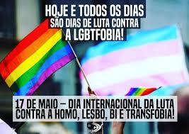 A data coincide com o dia em que a oms deixou de considerar a homossexualidade durante quatro meses, serão levantados, por meio de audiências públicas, dados sobre a violência contra a população lgbt para, ao final dos quatro. No Dia Internacional De Combate A Lgtbfobia Comemorado No Dia 17 De Maio Desde 1990 Quando A Organizacao Mundial De Saude Retirou A Homossexualidade Da Lista Internacional De Doencas Snapwidget