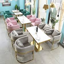 Even though the two may occupy exactly the same footprint, the wood table will have a bigger presence in the room and seem to take up more floor space. China Luxury Style Commercial Italy Coffee Shop Restaurant Furniture Set With Table China Lobby Furniture 5 Star Hotel Furniture