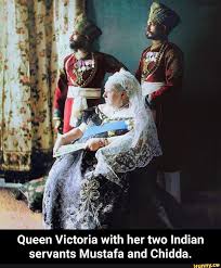 Queen Victoria With Her Two Indian Servants Mustafa And Chidda Queen Victoria With Her Two Indian Servants Mustafa And Chidda Ifunny Queen Victoria Historical Dresses Victoria