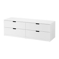 Nordli White Chest Of 4 Drawers 160x54 Cm Ikea Ikea Drawers Ikea Nordli 4 Drawer Dresser