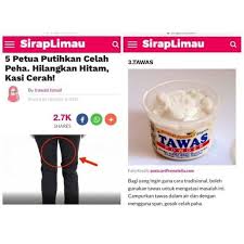 Putihkan ketiak dengan lemon dan baking soda. Serbuk Tawas Putihkan Ketiak 50g Shopee Malaysia