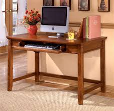 Ideal Computer Desk With Keyboard Tray In 2020 Wooden Computer Desks Small Home Office Desk Home Office Computer Desk