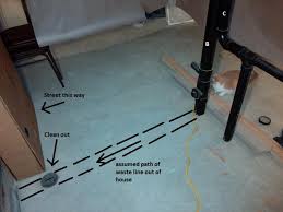 By admin filed under basement; Basement Bathroom Rough In Pipe Routing Pictures Terry Love Plumbing Advice Remodel Diy Professional Forum